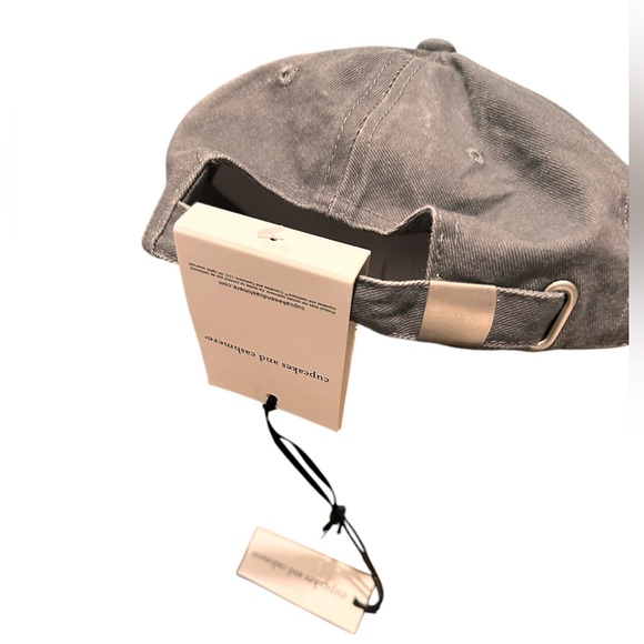 Cupcakes and Cashmere Women's Gray Cotton Baseball Cap, OS - Picture 5 of 5